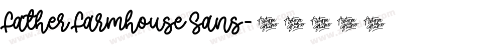 Father Farmhouse Sans字体转换